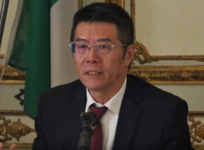 比利時孔子學院院長宋新寧疑涉入間諜活動而被拒絕入境。 圖：翻攝Youtube
