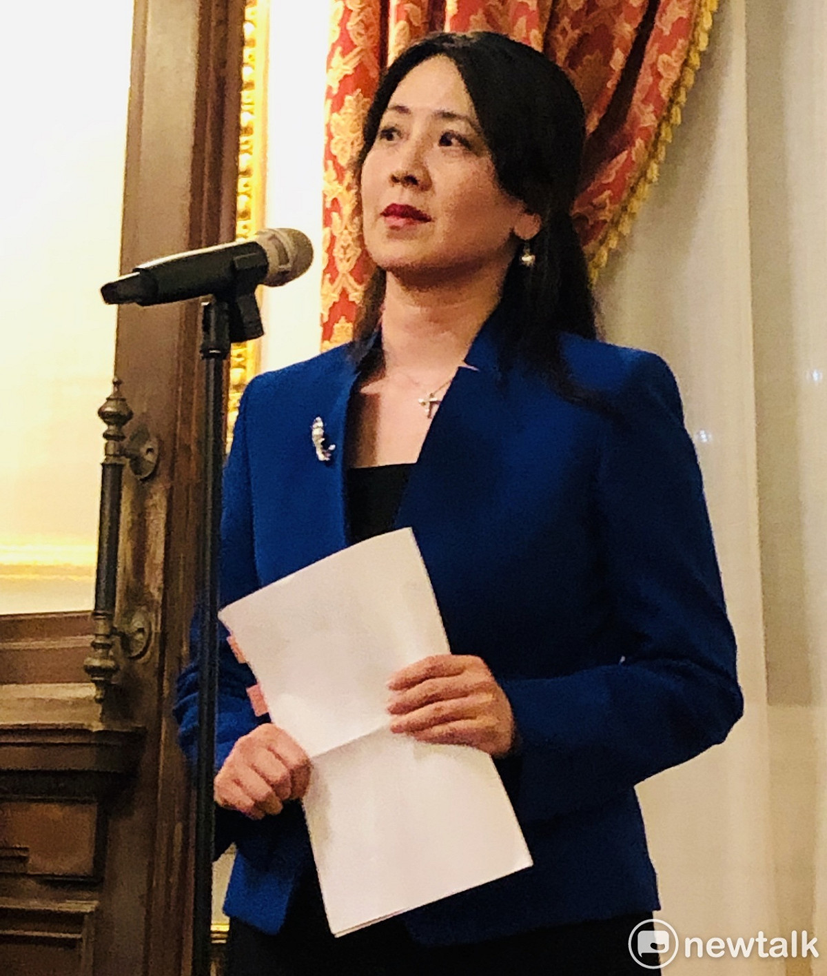 外交部發言人歐江安。 圖：謝莉慧/攝(資料照片)