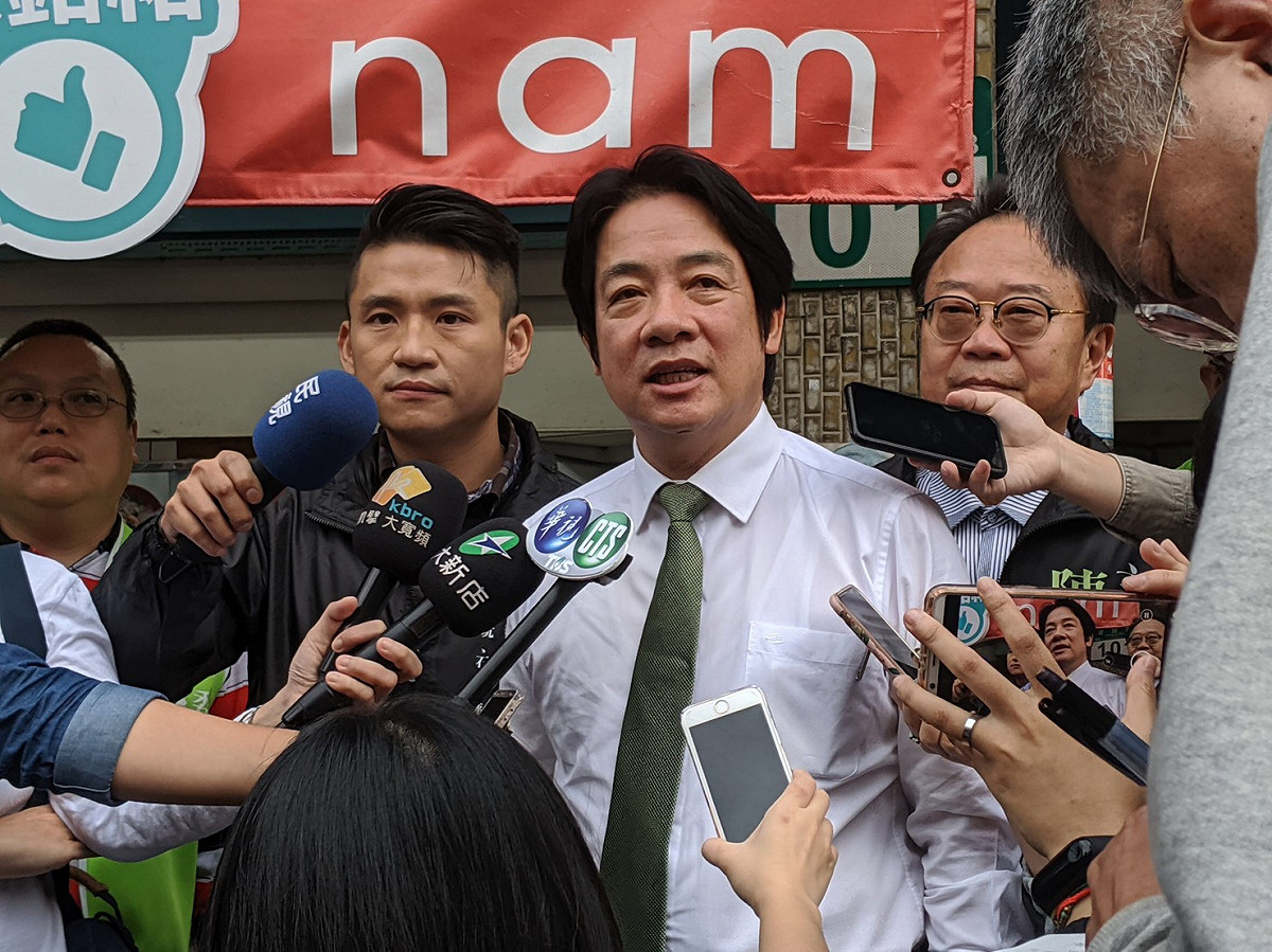 民進黨副總統候選人賴清德。 圖：賴清德辦公室/提供（資料照片）