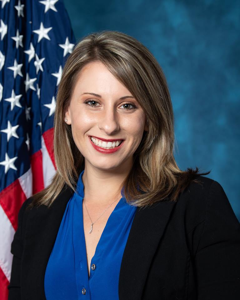 美國民主黨議員希爾。 圖：翻攝Katie Hill臉書