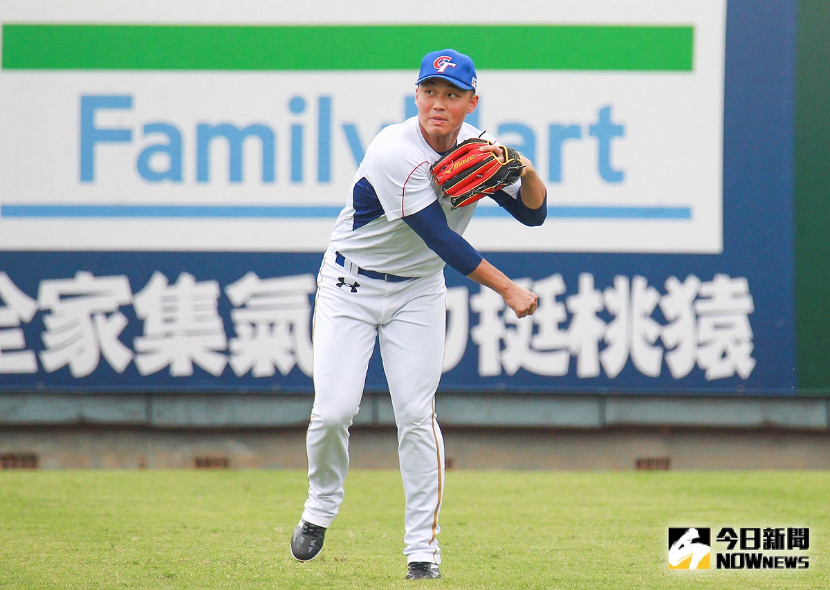 世界棒球12強中華隊外野手王柏融。 圖／記者葉政勳攝 , 2019.10.23