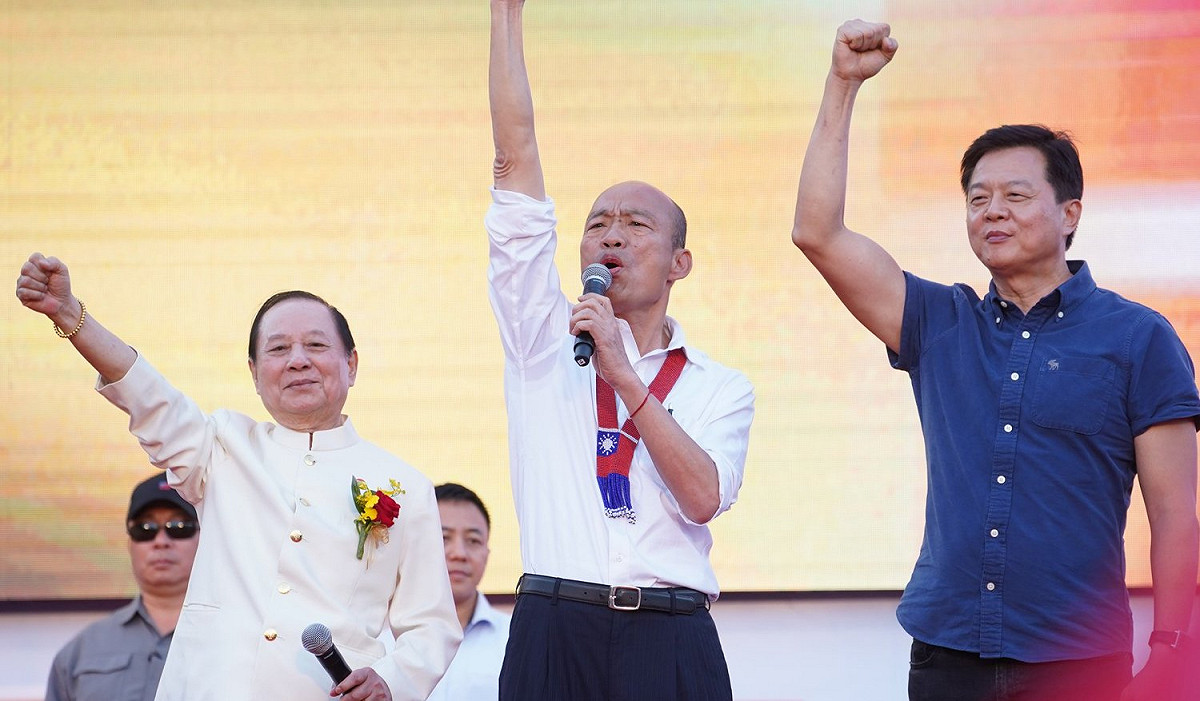 國民黨總統參選人韓國瑜。 翻攝自國會政黨聯盟黨臉書