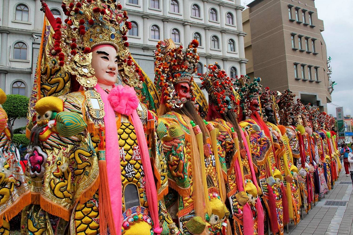 蘆洲有近10個神將會、200多尊神將，數量、密度及精緻度為全國之冠。  圖：新北市文化局提供