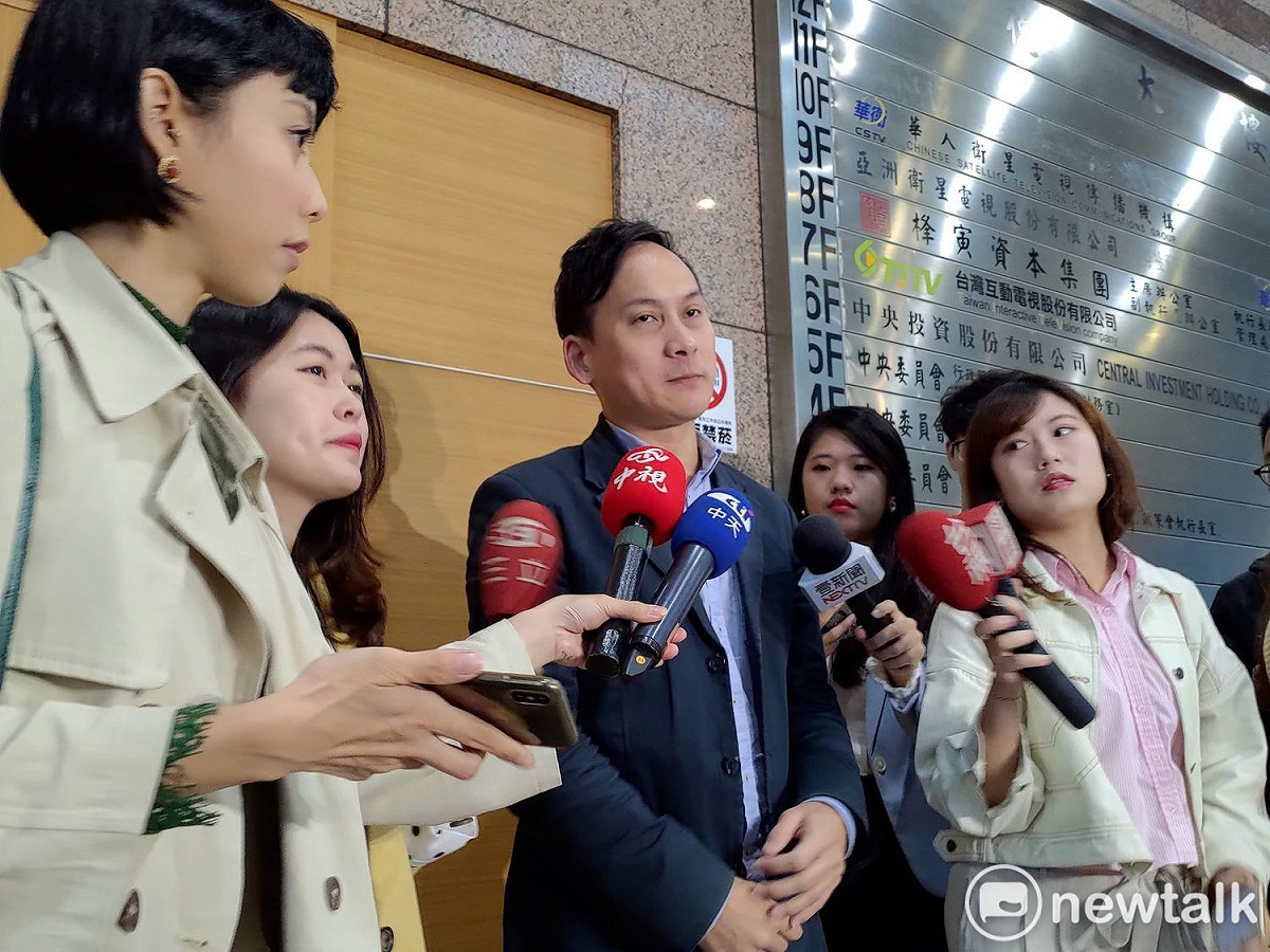 韓競選辦公室發言人葉元之。 圖：黃建豪/攝