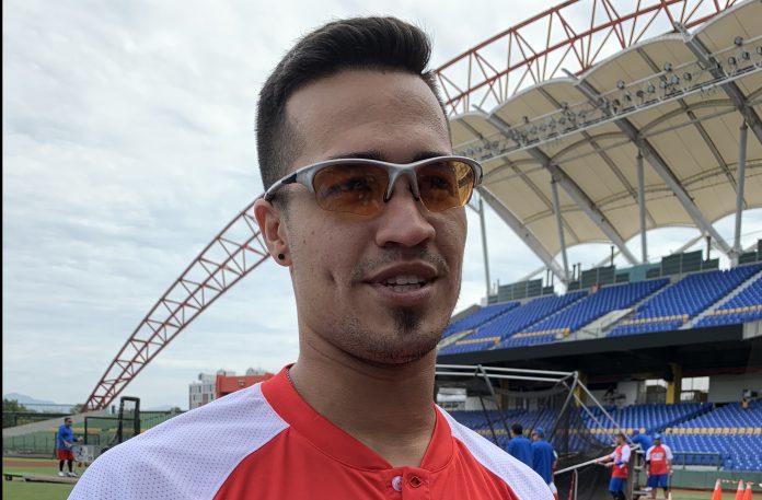 前猿隊左投Efraín Nieves（拿威）。 圖／吳政紘攝