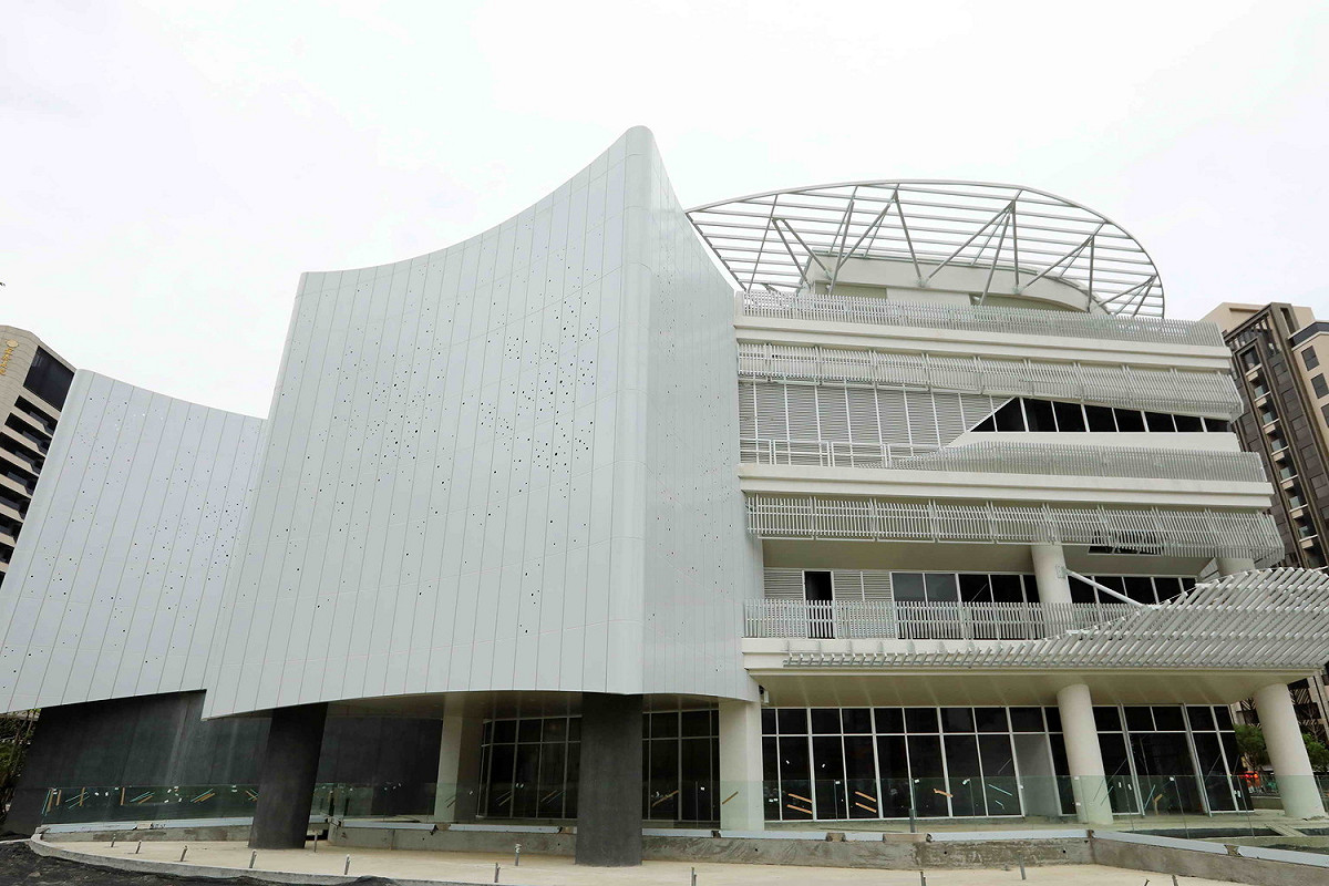新北市政府和文化部合作興建的「國家電影中心」，工程進度達 81.15%。  圖：新北市政府/提供