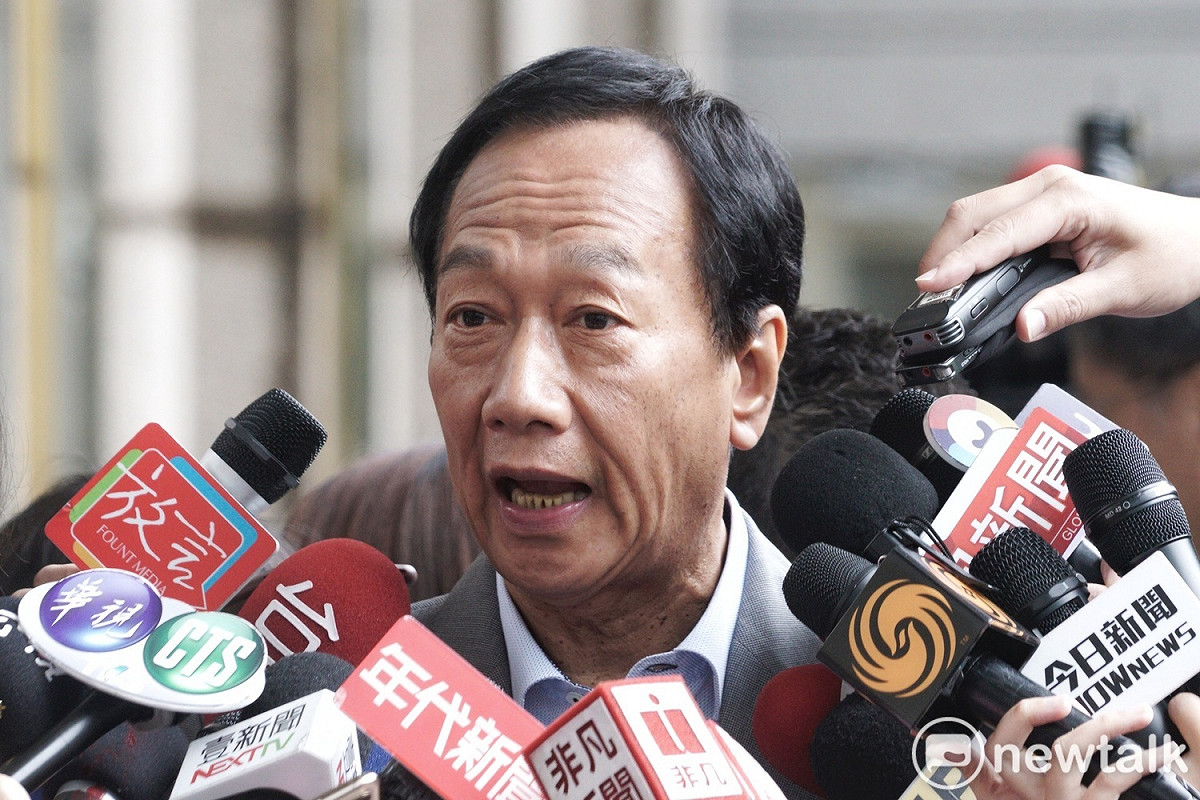 鴻海創辦人郭台銘出面向網友提告。 圖：張良一/攝（資料照）