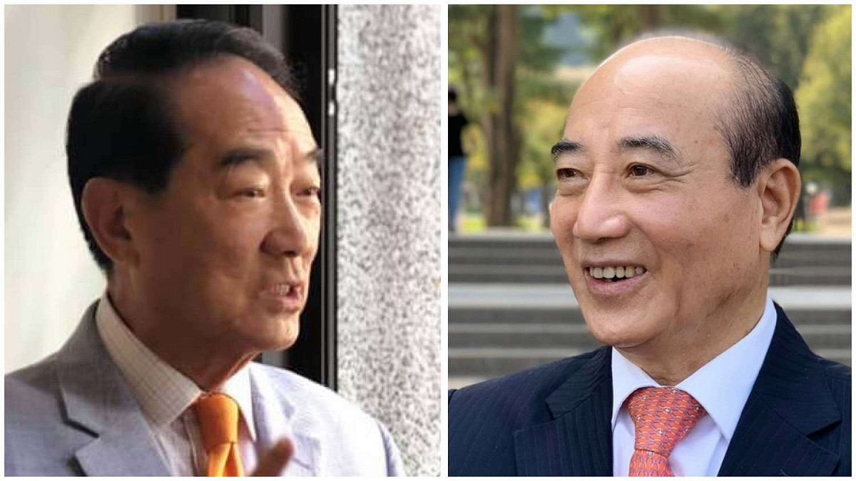 親民黨主席宋楚瑜（左）、王金平（右）。 圖：新頭殼合成