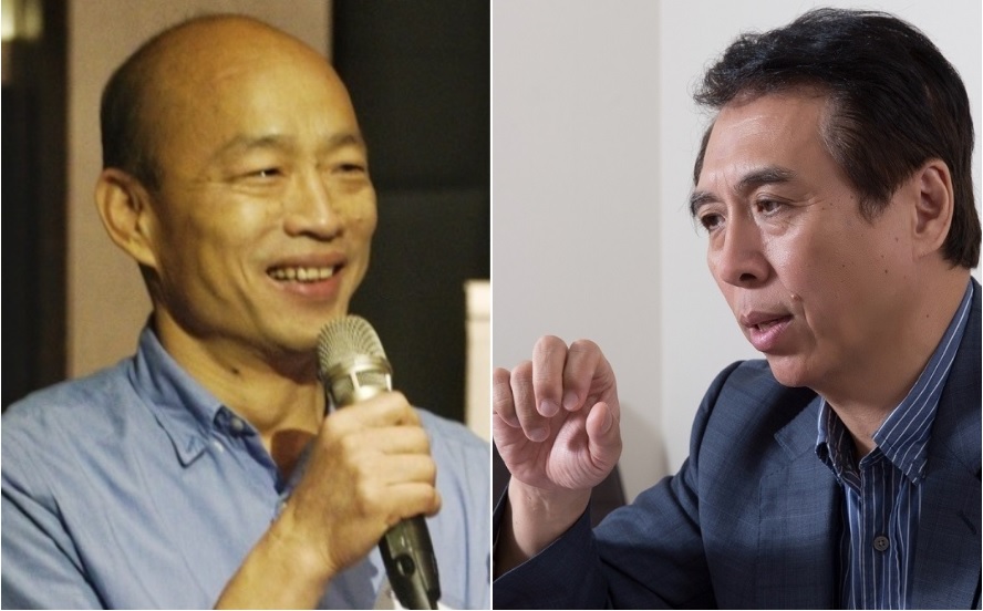 國民黨總統參選人韓國瑜(左)、國民黨立委陳學聖(右)。 圖：新頭殼合成