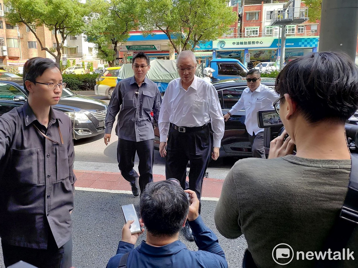 國民黨主席吳敦義。 圖：黃建豪/攝