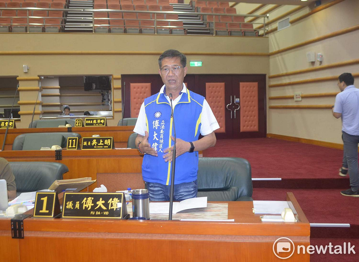 傅大偉將代表國民黨在嘉義市參選2020年立委。 圖：蔡坤龍/攝