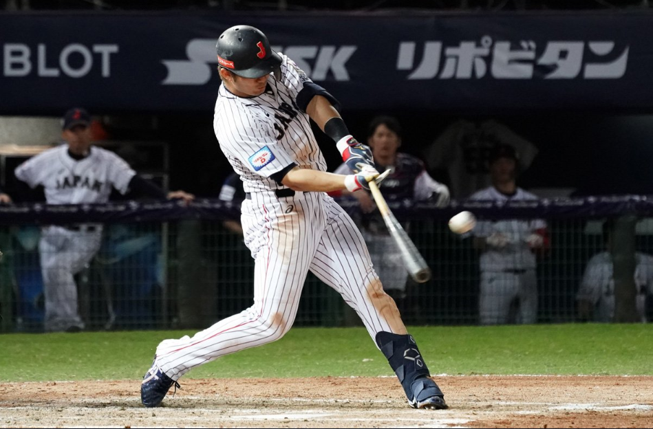 12強日本隊鈴木誠也3分彈。 圖／截自推特