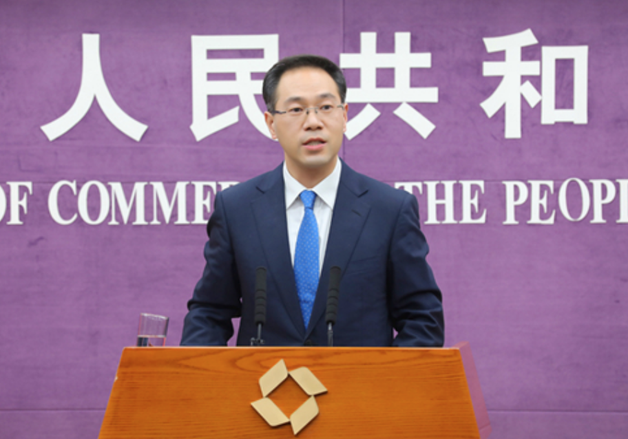 中國商務部新聞發言人高峰。 圖：翻攝自中國大陸商務部官網