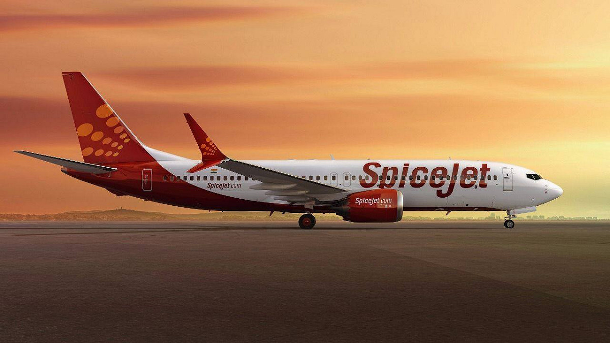 印度香料航空班機。 圖：翻攝自 FlySpiceJet 臉書