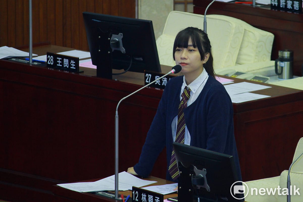 無黨籍台北市議員林穎孟。 圖：周煊惠 ／攝（資料照）