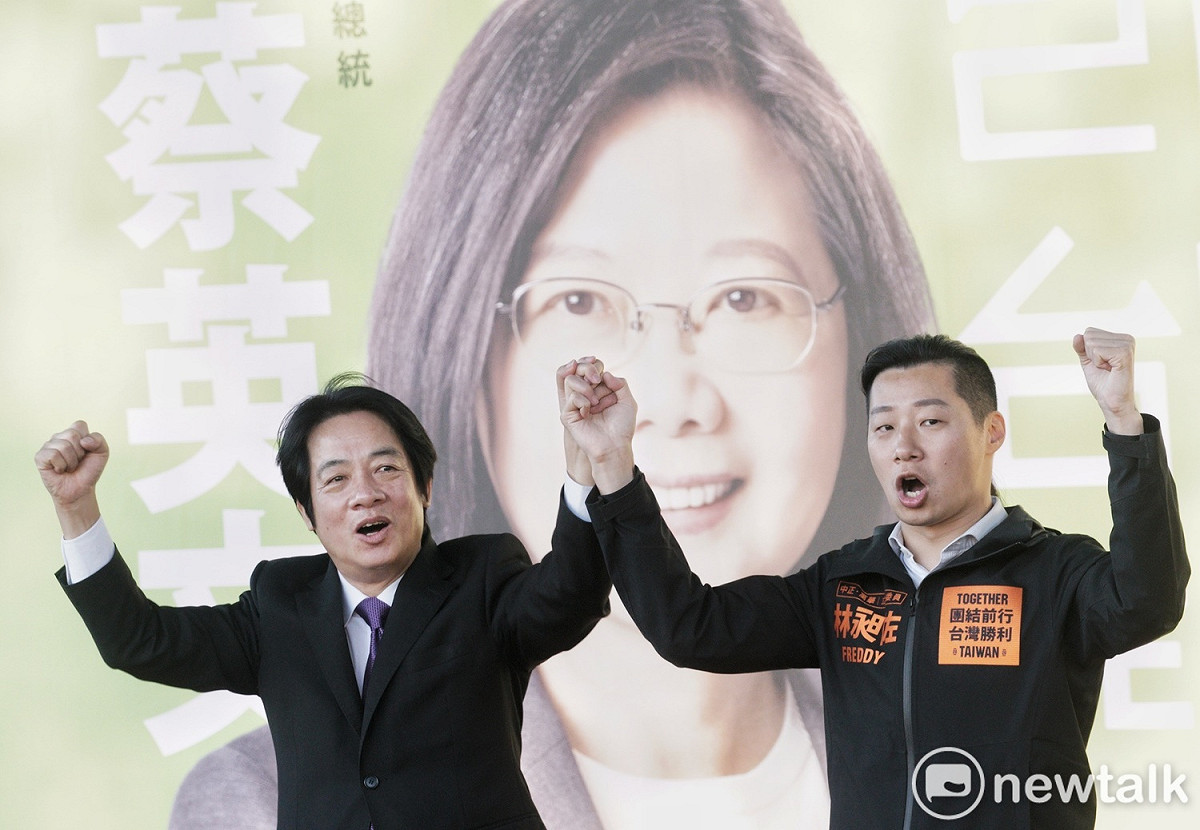 前行政院長賴清德9日現身萬華為無黨籍立委參選人林昶佐站台。 圖：張良一/攝(資料照)