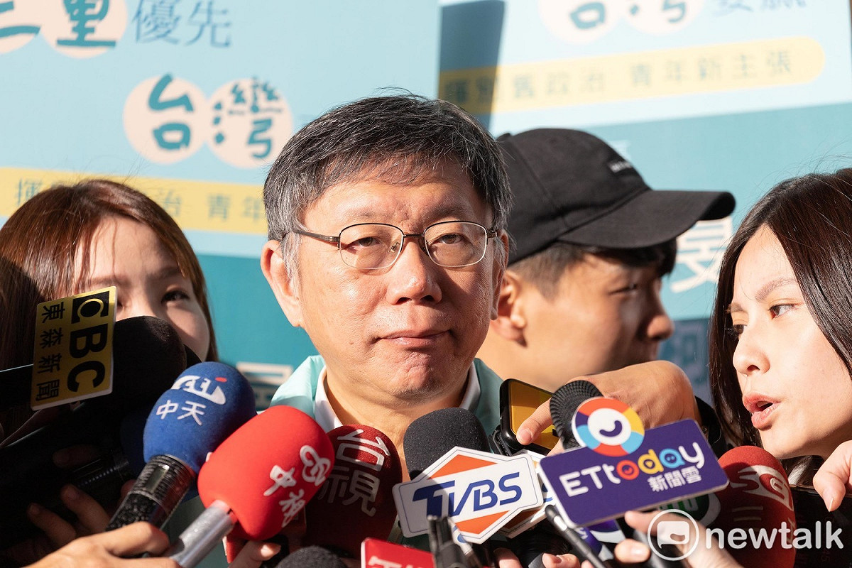 台北市長柯文哲。 圖：台灣民眾黨 / 提供