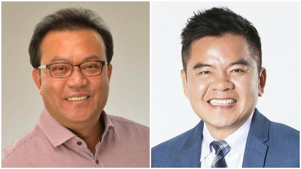 日前外傳蘇震清(左)可能將與立委莊瑞雄互換，投入區域立委選舉。 圖/新頭殼合成