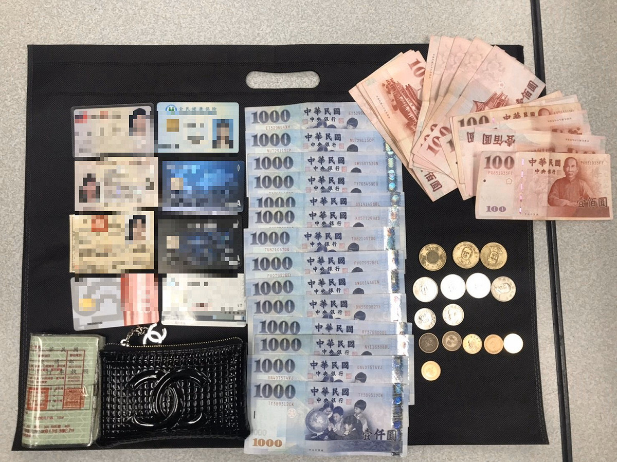 查扣證物照片。 圖：北市警局提供