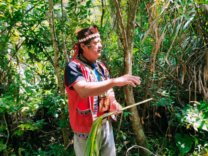 原住民和山有密不可分的關係，許多遊程會安排原住民獵人步道、美食和手作體驗。 圖：翻攝自脊梁山脈旅遊年官網