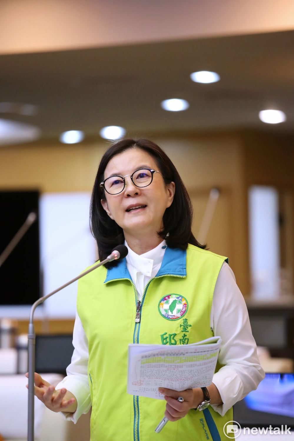 台南市議員邱莉莉。 圖：黃博郎／攝（資料照片）