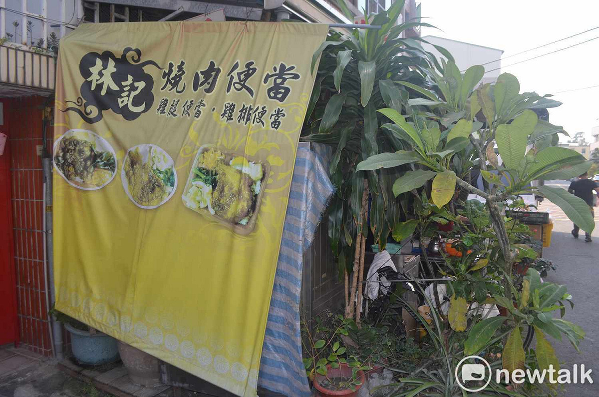 林家燒肉便當是隱藏在巷弄內的美食。 圖：蔡坤龍/攝