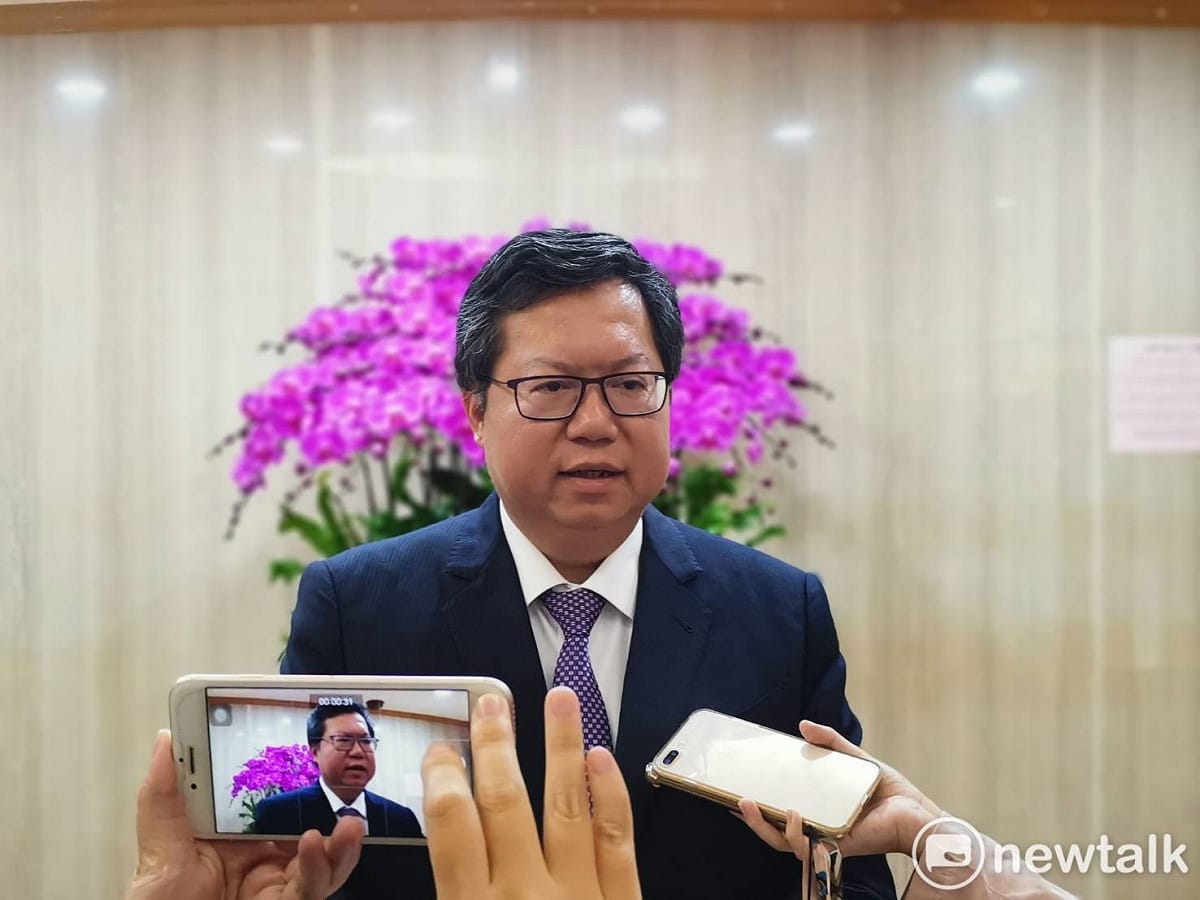 鄭文燦認為蔡、韓、宋的３人之局已經成形，只要是良性競爭都是好事， 圖：林昀真／攝