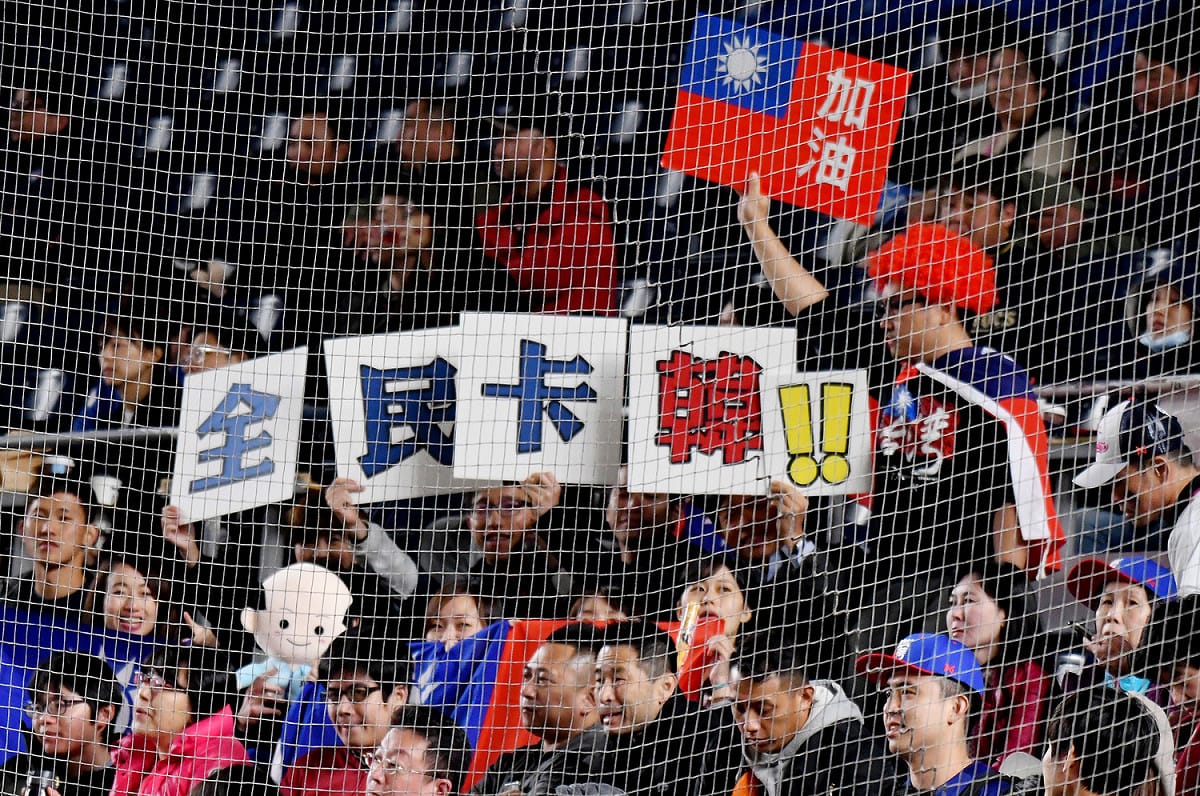 世界棒球12強，中華隊vs南韓隊。 圖／記者葉政勳攝