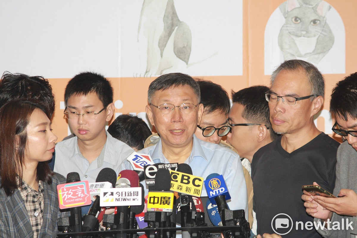 台北市長柯文哲。 圖：周煊惠 ／攝