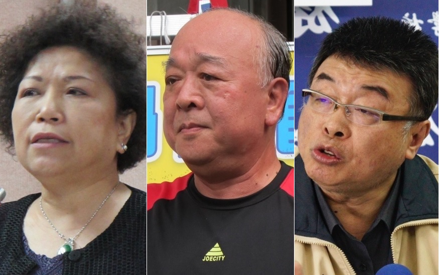 國民黨昨日公布不分區立委名單，支持香港暴警的葉毓蘭、至中國聽訓的退將吳斯懷、長期在中國鼓吹台人支持統一的邱毅赫然在內。 圖：新頭殼合成