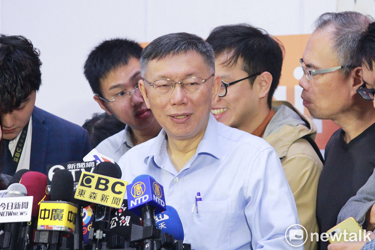 台北市長柯文哲。 圖：周煊惠 ／攝（資料照）