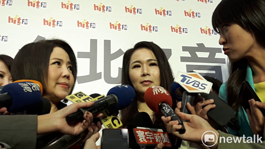 劉宥彤強調郭董和親民黨、民眾黨的合作是理念上的結合。 圖：林昀真/攝