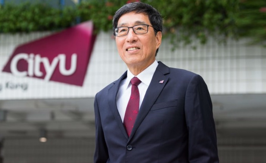 香港反送中局勢升溫，香港城市大學校長郭位在甚至關鍵時刻神隱，甚至傳出要查學生破壞行為。 圖：翻攝自香港城市大學校網