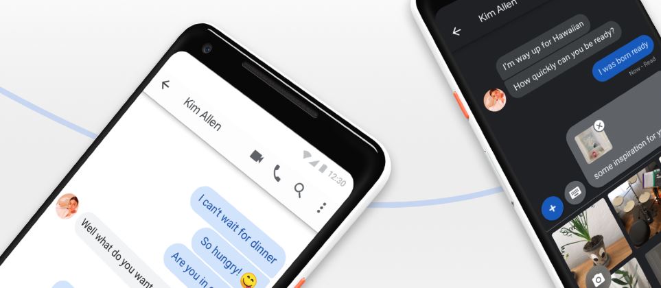 Google今宣布，即日起於美國推出RCS「簡訊」服務。 圖：翻攝自Messages官網