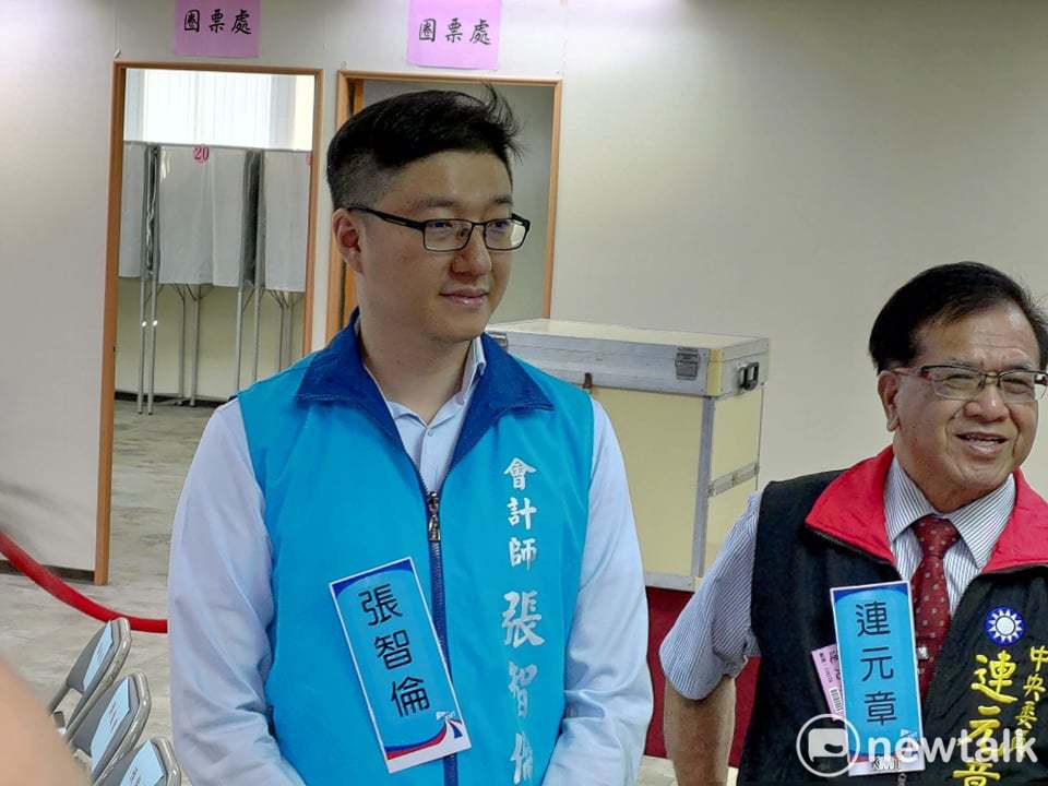 國民黨不分區提名順位第29名張智倫是4位45歲以下的提名人之一。 圖：黃建豪/攝
