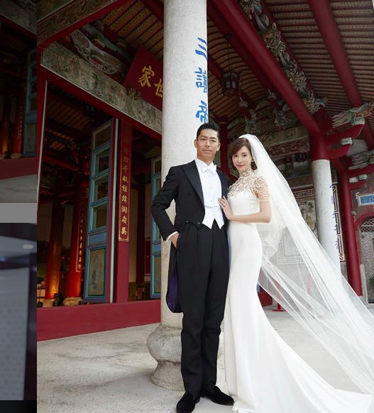 名模林志玲與日本男星AKIRA 17日下午依台灣習俗在台南舉行結婚儀式，意外帶動台南觀光熱潮。 圖：翻攝自林志玲IG instagram.com/chiling.lin