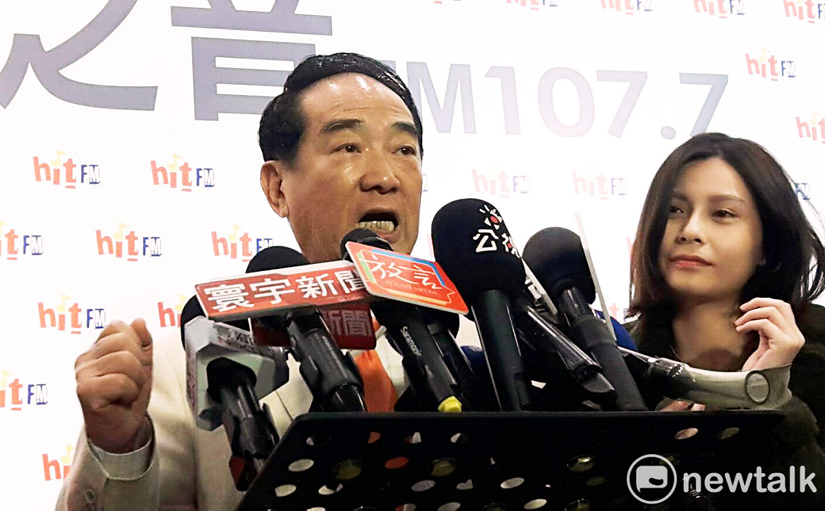 宋楚瑜說他會用平生40多年來的絕學，讓台灣找回自信跟驕傲。  圖：林昀真／攝（資料畫面）