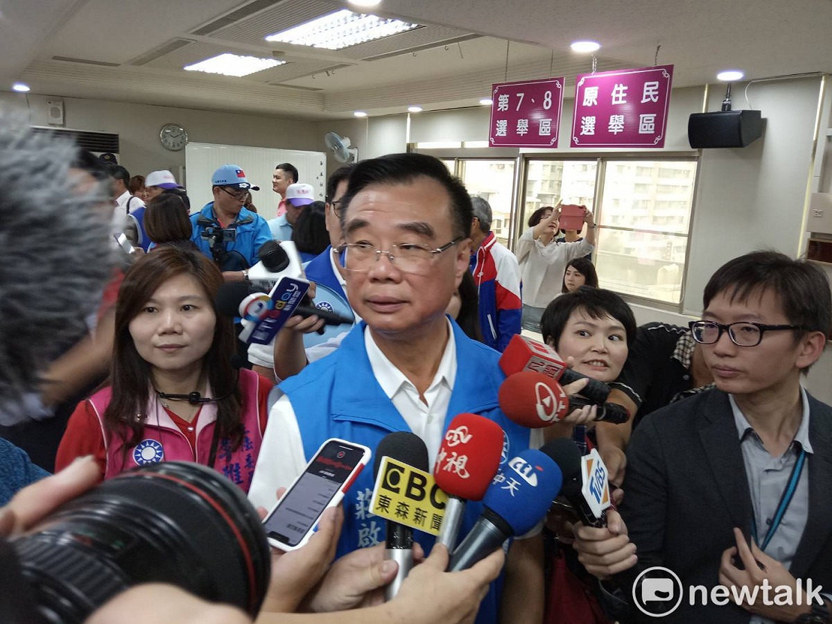 莊啟旺要民進黨小心八仙過海不成反落海。 圖：孫家銘／攝