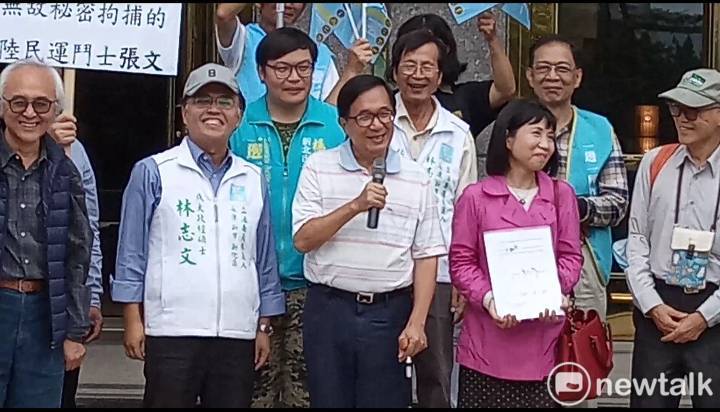 「一邊一國」提名陳水扁  擔任不分區立委。 圖：孫家銘／攝