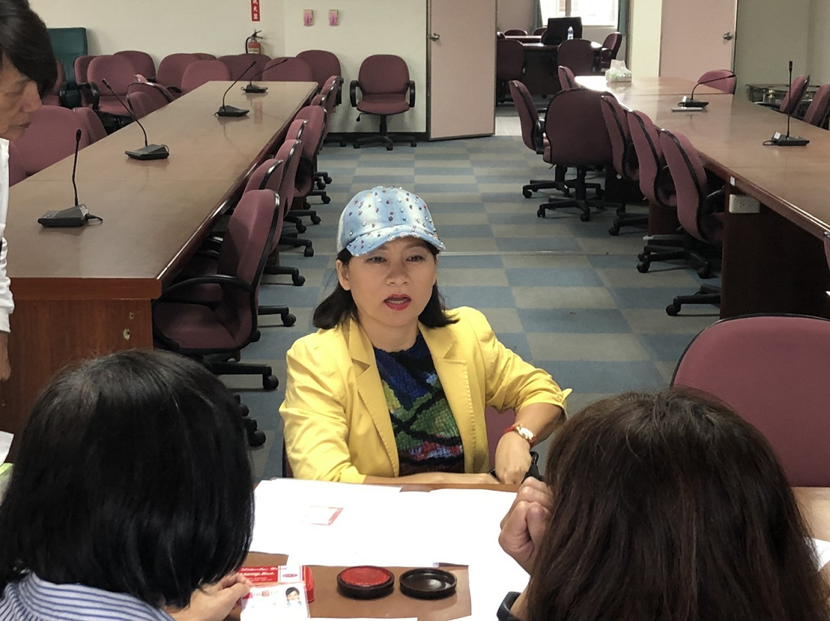 中華統一促進黨的黃奕瑄登記參選嘉義縣第一選區（海區）立委。 圖：嘉義縣政府/提供