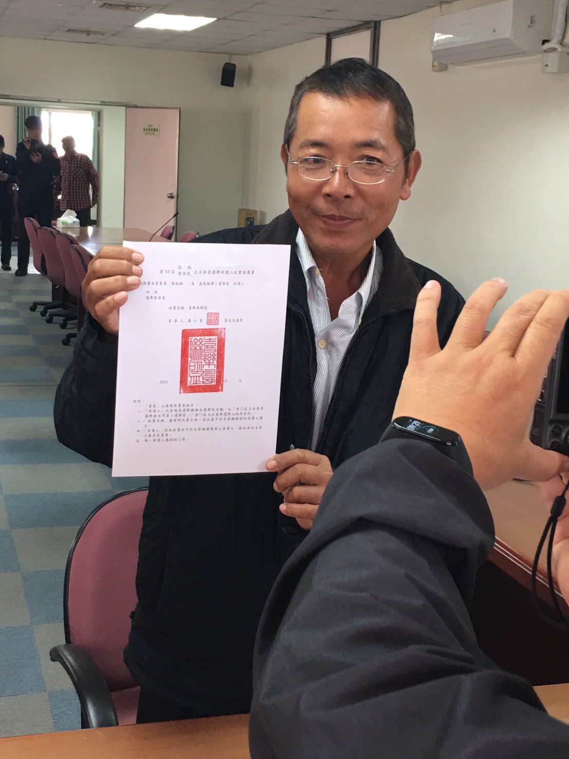 喜樂島聯盟的黃俊雄投入嘉義縣第一選區（海區）立委選戰。 圖：嘉義縣政府/提供