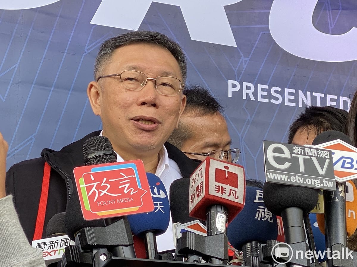 台北市長柯文哲。 圖：周煊惠 ／攝（資料照）