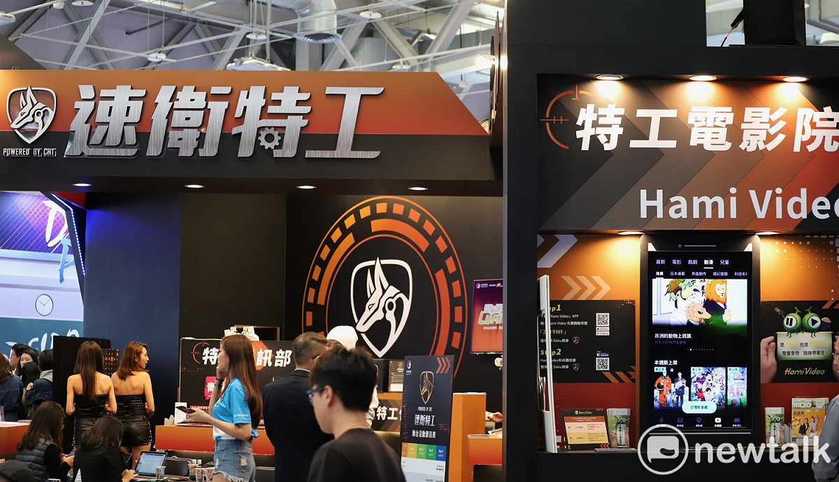 中華電信有HiNet光世代虛擬偶像璐咪娜首度亮相與觀眾互動 圖：蔡幸秀/攝