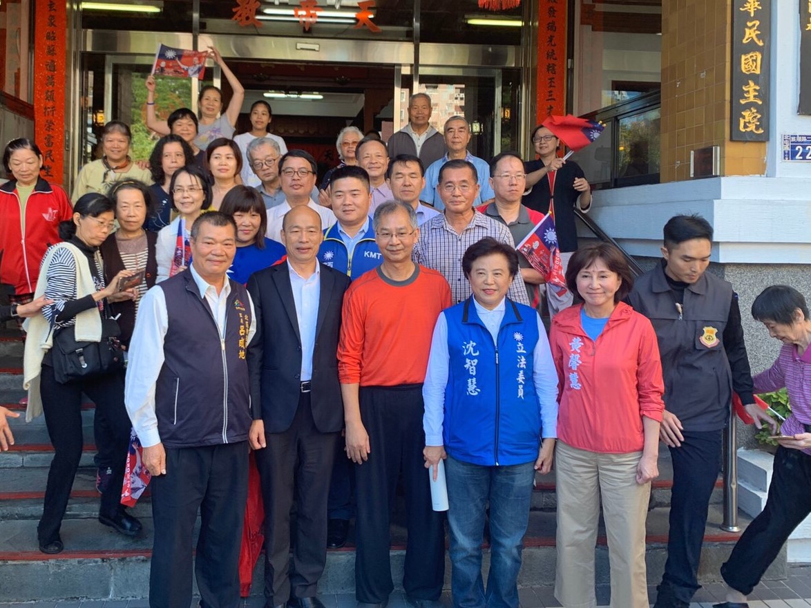 國民黨總統候選人韓國瑜赴台中造勢。 圖：韓國瑜競選辦公室/提供