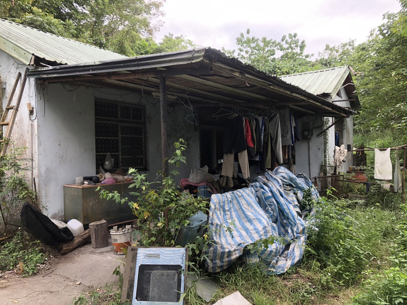 逾期居留超過30年的日籍堀越姓老翁的花蓮居住地。 圖 : 花蓮專勤隊/提供