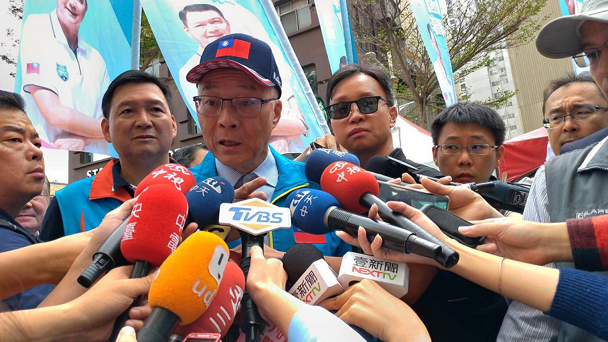 國民黨黨主席吳敦義。 圖：陳佩君/攝