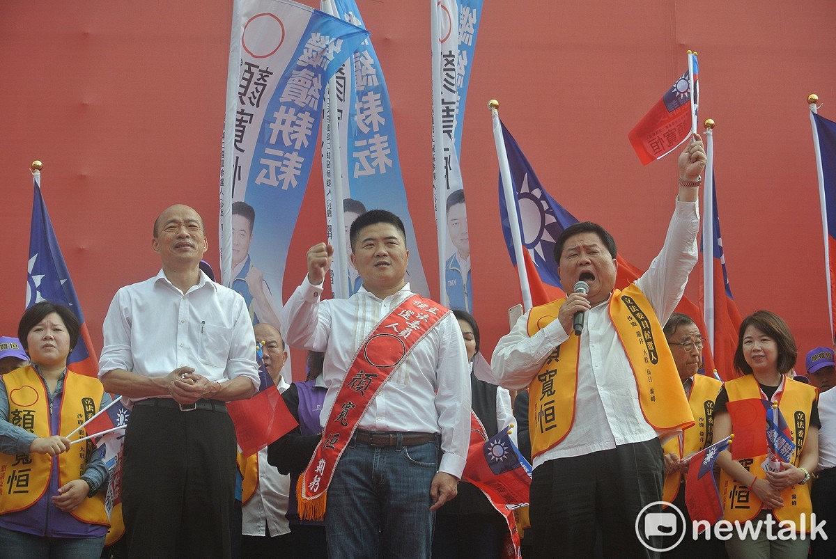 顏清標大聲疾呼要大家支持韓國瑜。 唐復年/攝