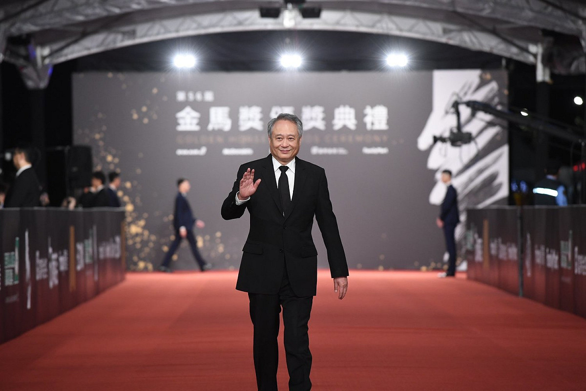 影展主席李安會後接受媒體訪問，被問及中國抵制一事，李安霸氣回應：「今年參加作品不會比較差」。 圖：翻攝自金馬影展 TGHFF臉書