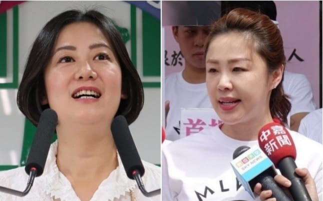 前新北市議員李婉鈺參選台北市第一選區（士林北投）立委，挑戰民進黨現任立委吳思瑤(左)。 圖：新頭殼合成
