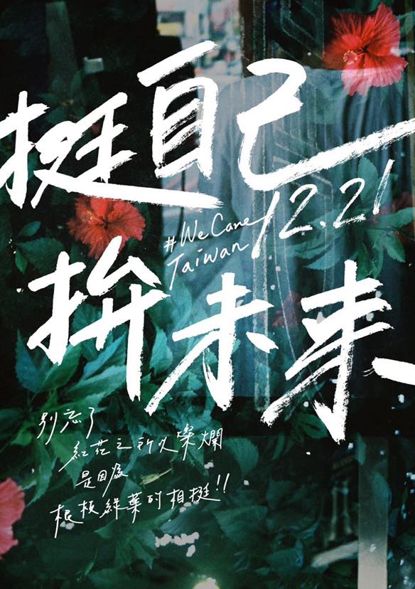 《Wecare高雄》發起「1221Wecare台灣大遊行」。 圖：翻攝峰狂打臉94爽臉書
